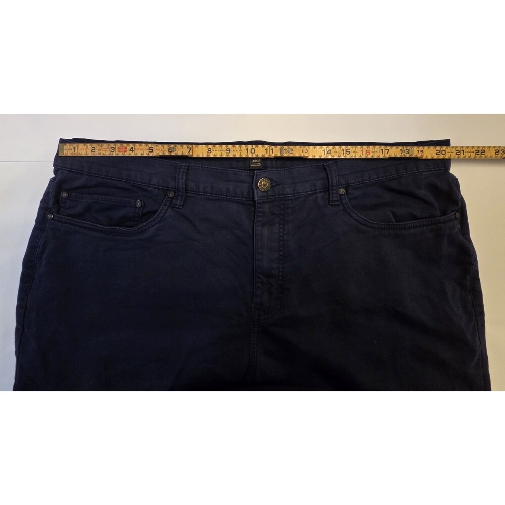Banana Republic Men’s 40x32 Dark Navy Stretch 5 Pocket Pants Straight Fit Work - Picture 8 of 10